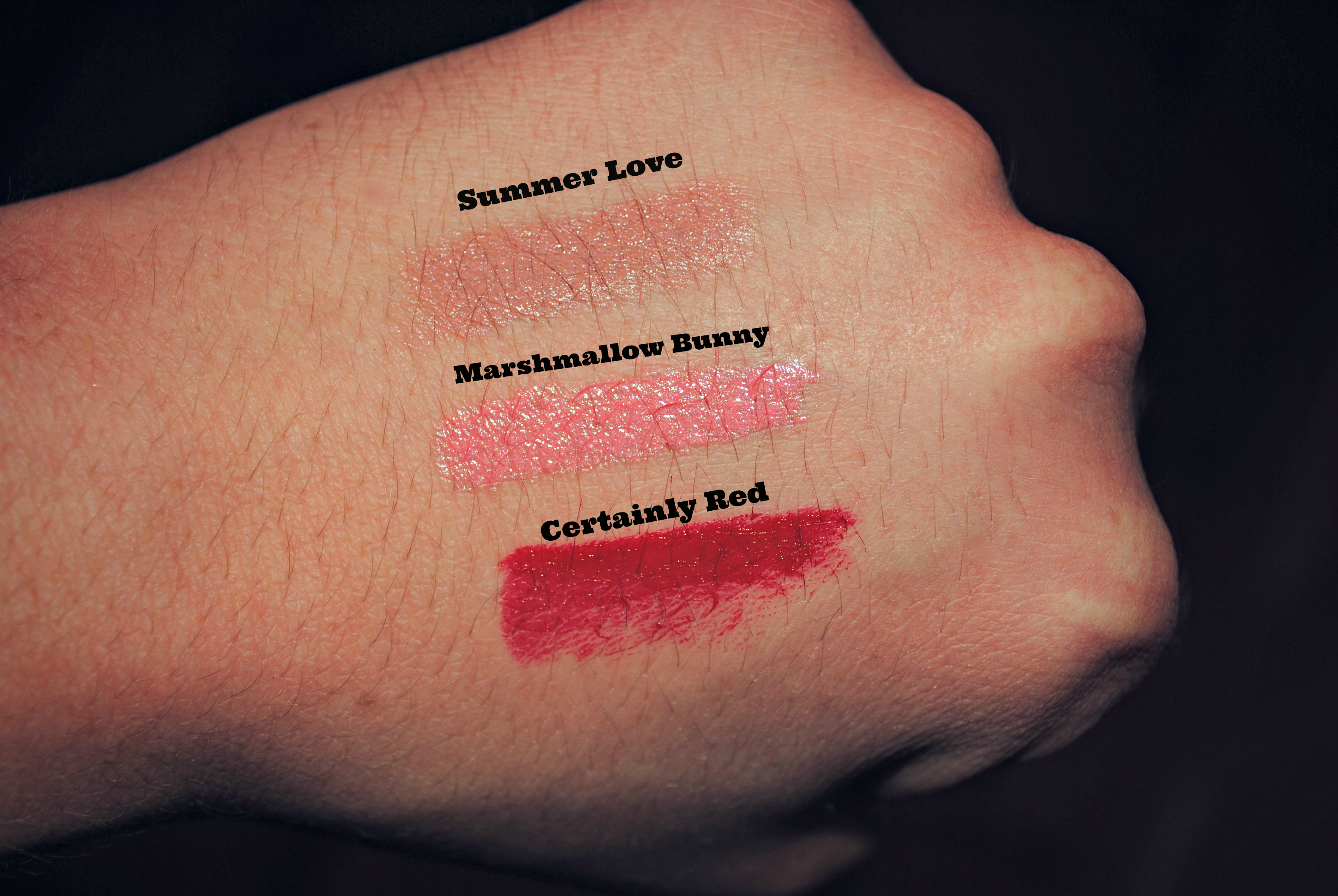 vday tutorial lipstick swatches