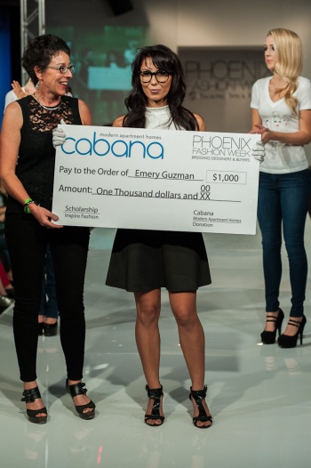 Emery Guzman winner Cabana Inspire Design Contest 2013 Phoenix Fashion Week